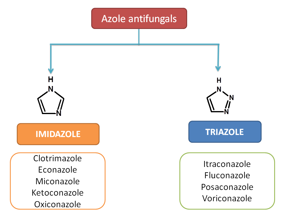 Suffixes of azole antifungals