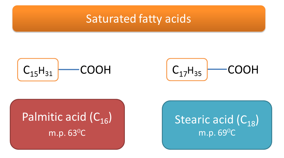 Saturated fatty acids
